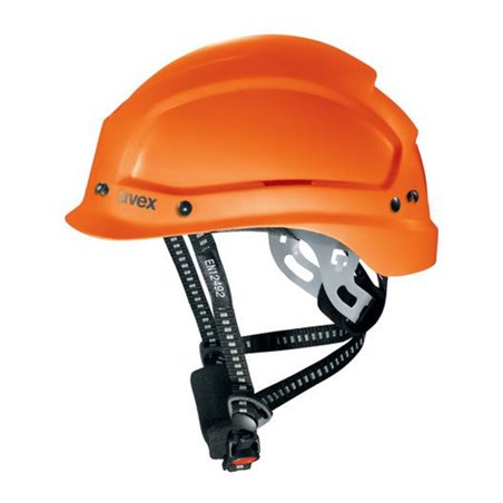 Uvex Schutzhelm uvex pheos alpine, Größe 52 cm - 61 cm, orange, kurzer Schirm