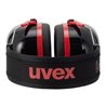 Uvex Kapselgehörschutz uvex K3, schwarz, rot, SNR 33 dB, Größe S, M, L