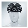 Uvex Visier pheos faceguard, farblosos, UV400 Polycarbonat Visier m. Gehörschutz
