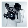Uvex Visier pheos faceguard, farblosos, UV400 Polycarbonat Visier m. Gehörschutz