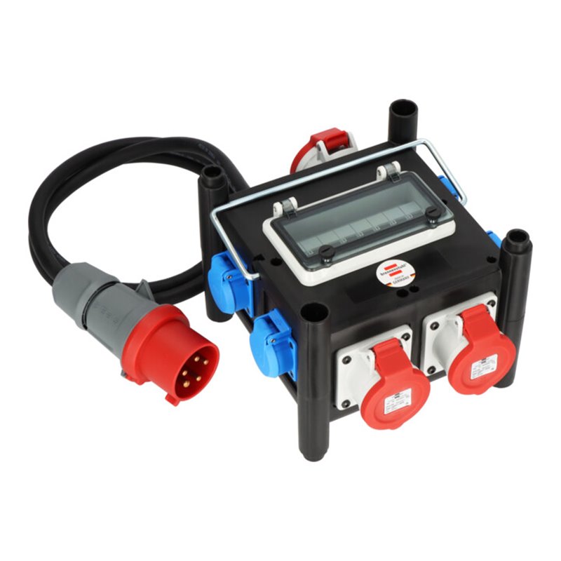 Kompakter Stromverteiler BSV 3/32 2 IP44 2m H07RN-F 5G4,0 - 2xCEE16A, 1xCEE 32A, 4x230V