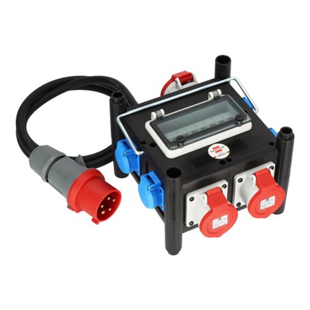 Kompakter Stromverteiler BSV 3/32 2 IP44 2m H07RN-F 5G4,0 - 2xCEE16A, 1xCEE 32A, 4x230V