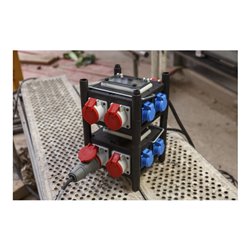 Kompakter Stromverteiler BSV 3/32 2 IP44 2m H07RN-F 5G4,0 - 2xCEE16A, 1xCEE 32A, 4x230V