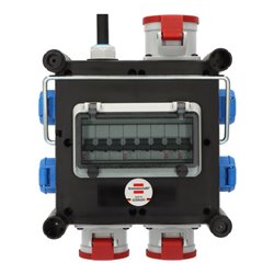 Kompakter Stromverteiler BSV 3/32 2 IP44 2m H07RN-F 5G4,0 - 2xCEE16A, 1xCEE 32A, 4x230V