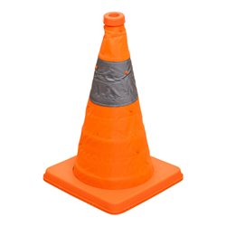 STIER Faltbarer Leitkegel 420 mm 1 Streifen 5 Stk