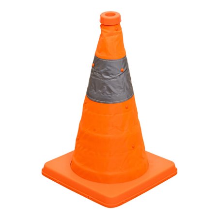 STIER Faltbarer Leitkegel 420 mm 1 Streifen 5 Stk