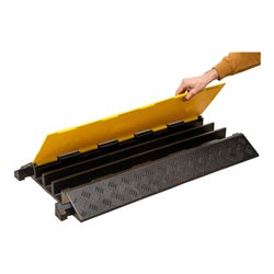 STIER Schlauch- und Kabelbrücke 3 Kanäle 900x500x70 mm