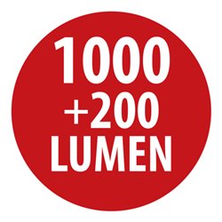 LED Akku-Handleuchte HL 1000 A, IP54, 1000+200lm