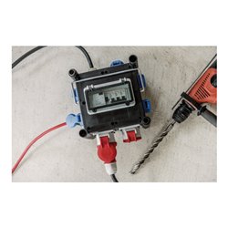 Kompakter Gummi-Stromverteiler BSV 3 FI/16 2 IP44 2m H07RN-F 5G2.5 - 2xCEE16A, 5x230V