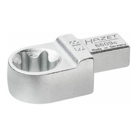 HAZET Einsteck TX Ringschlüssel 6609C-E18 Einsteck-Vierkant 9 x 12 mm Außen TX Profil E18