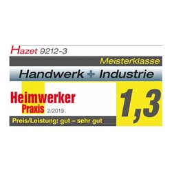 HAZET Akku-Schlagschrauber 9212-010 Lösemoment maximal: 700 Nm Vierkant massiv 12,5 mm (1/2 Zoll)