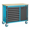 HAZET Fahrbare Werkbank 179NW-8 Schubladen, flach: 8 x 81 x 522 x 398 mm
