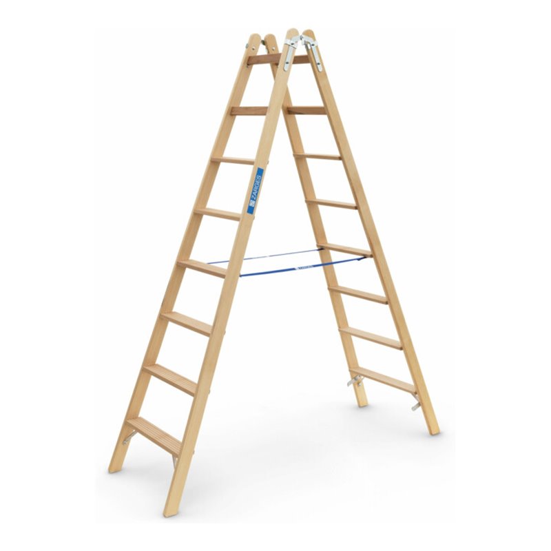 ZARGES Crestastep B - Holz-Stufenleiter 2 x 8 Stufen