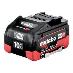 Metabo LiHD Akkupack mit Sicherheitsbügel 18 V - 10,0 Ah