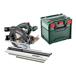Metabo Akku-Handkreissäge KS 18 LTX 57 set mit Kappschiene KFS 44 metaBOX 340
