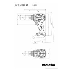 Metabo Akku-Bohrschrauber BS 18 LTX BL Q I Karton