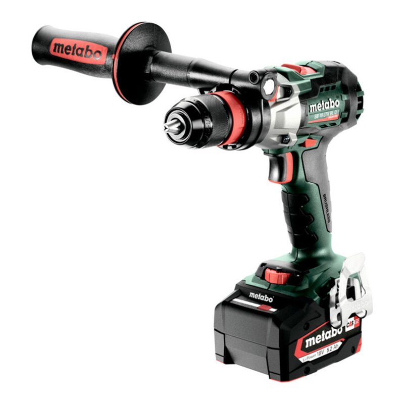 Metabo Akku-Schlagbohrschrauber SB 18 LTX BL Q I metaBOX 145 L 18V 2x5.2Ah Li-Power + ASC 55