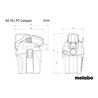 Metabo Akku-Sauger AS 18 L PC Compact mit manueller Filterreinigung Karton