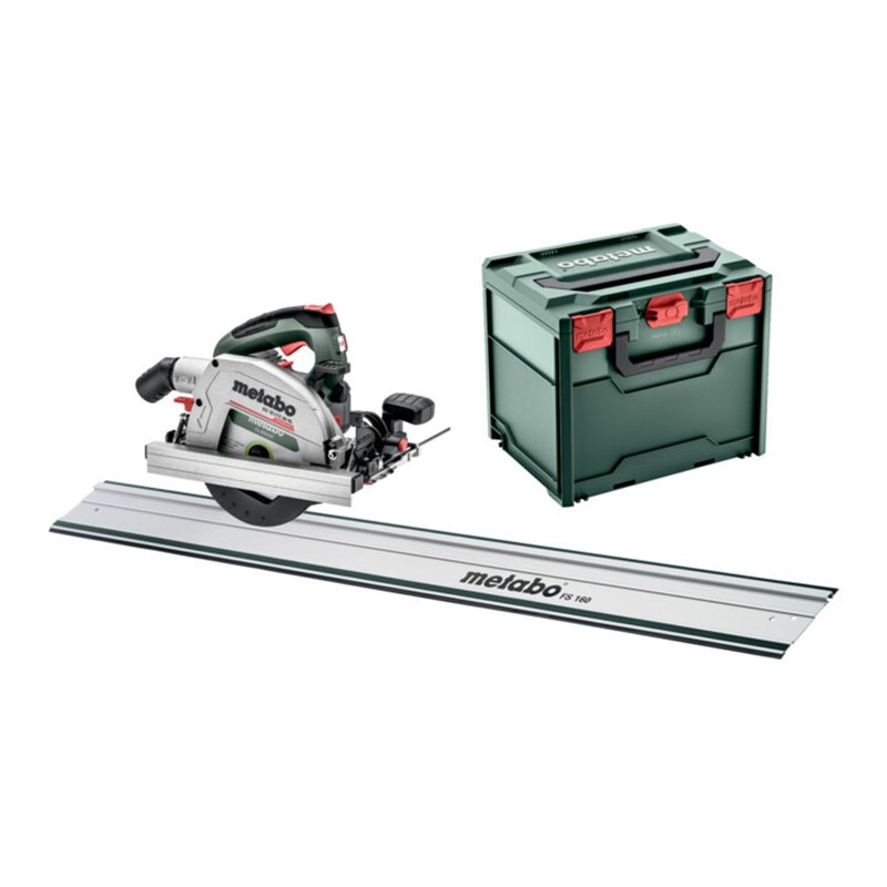 Metabo Akku-Handkreissäge KS 18 LTX 66 BL Set mit Führungsschiene FS 160 metaBOX 340