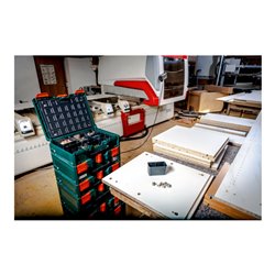 Metabo metaBOX 118 Organizer mit 12 Sortimo Einsatzboxen