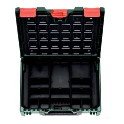 Metabo metaBOX 118 Organizer mit 12 Sortimo Einsatzboxen