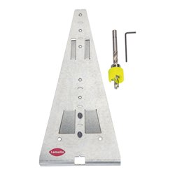 Lamello Divario P-18 Anreisslehre in Metall inkl. Bohrer und drehbarem Tiefensteller