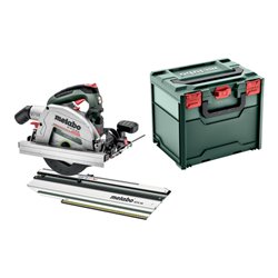 Metabo Akku-Handkreissäge KS 18 LTX 66 BL Set mit Kappschiene KFS 44 metaBOX 340