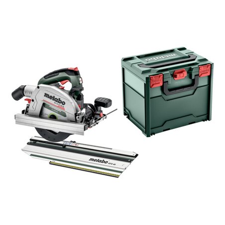 Metabo Akku-Handkreissäge KS 18 LTX 66 BL Set mit Kappschiene KFS 44 metaBOX 340