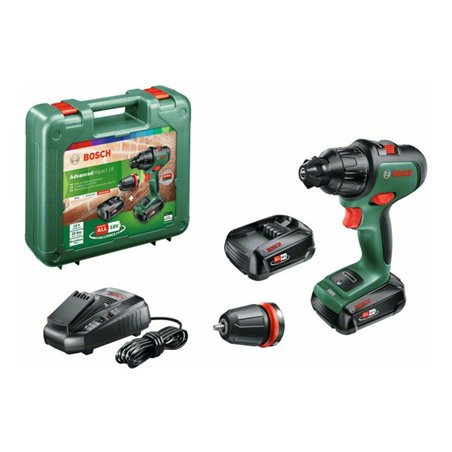 Bosch Akku-Zweigang-Schlagbohrschrauber AdvancedImpact 18 mit 2x Akkupack, Ladegerät