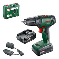 Bosch Akku-Zweigang-Bohrschrauber UniversalDrill 18V mit 2x Akkupack, Ladegerät