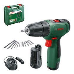 Bosch Akku-Zweigang-Bohrschrauber EasyDrill 1200 mit 2x Akkupack PBA 12V 1.5Ah O-A