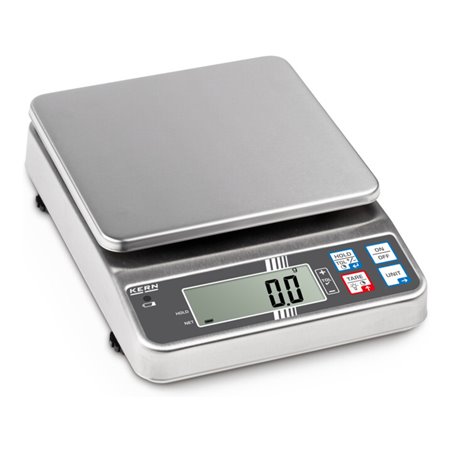 KERN Edelstahl-Tischwaagen FOB 3K1