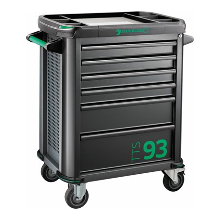 Stahlwille Werkstattwagen TTS 93/6 A 6 Schubl. 481 x 877 x 1000 mm anthrazit, RAL 7016 schwarz RAL 9005