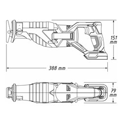 HAZET Akku-Säbelsäge 9234-1/4
