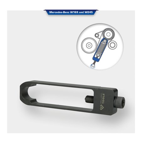 Brilliant Tools Keilrippenriemen-Spannelement für Mercedes-Benz W169 und W245