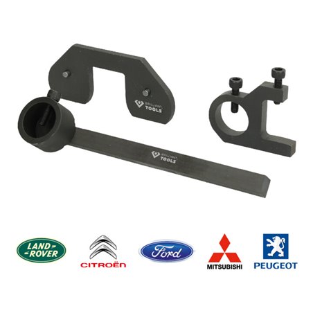Brilliant Tools Ausgleichswellen-Einstellwerkzeug-Satz für Land Rover, Citroen, Mitsubishi, Peugeot, Ford 2.2 DOHC Diesel-Motore