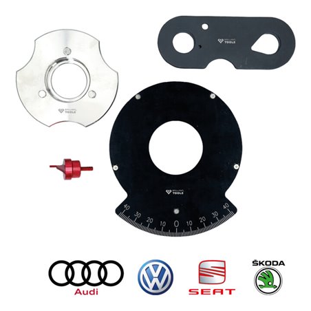 Brilliant Tools Steuerketten-Prüfwerkzeug-Satz, für VAG 1.2, 1.4 TFSi