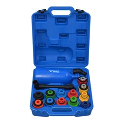 Brilliant Tools MASTER Öl-Einfülltrichter-Satz mit drehbarem Winkelarm, 15-tlg