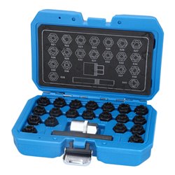 Brilliant Tools Felgenschloss-Sortiment für VW, 22-tlg