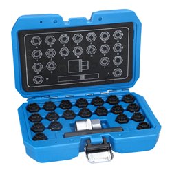 Brilliant Tools Felgenschloss-Sortiment für Audi, 22-tlg