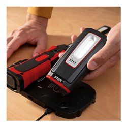 STIER LED Arbeitsleuchten Set, 300/1000 Lumen, 120°