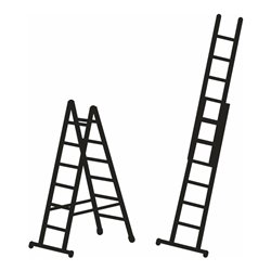 ZARGES Combimaster DX - Mehrzweckleiter 2 x 14 Sprossen