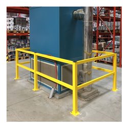 Moravia RammGeländer S-line Eckpf. Bp 1000 kbln