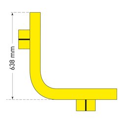 Moravia RammBarriere INNENECKE kb gelb