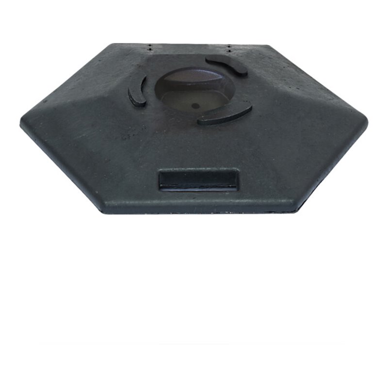 Moravia Fuß 6-eckig Recyc. PVC f/Leitpin