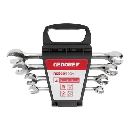 Gedore R05905004 Ringratschenmaulschlüssel offen 10-19 mm 4-teilig