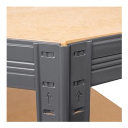 STIER Eck-Fachbodenregal Fachlast 250kg HxBxT 1800x900x450 mm