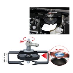 KS Tools Universal-Entlüfterstutzen-Adapter, verstellbar