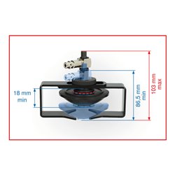 KS Tools Universal-Entlüfterstutzen-Adapter, verstellbar