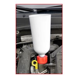 KS Tools MASTER Öl-Einfülltrichter-Satz mit drehbarem Winkelarm, 24-tlg.